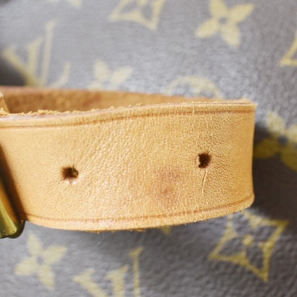 Authentic LOUIS VUITTON Cartouchiere MM Shoulder Bag Monogram Leather Brown - Picture 8 of 10